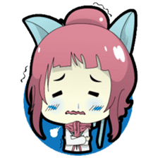 Chiyo, the sweet and funny school girl sticker #1232717