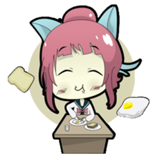 Chiyo, the sweet and funny school girl sticker #1232721