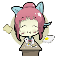 Chiyo, the sweet and funny school girl sticker #1232721