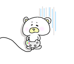 eyebrow bear sticker #1232725