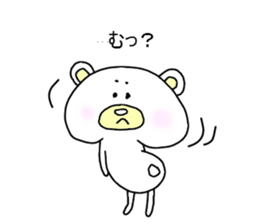 eyebrow bear sticker #1232749