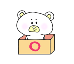 eyebrow bear sticker #1232751