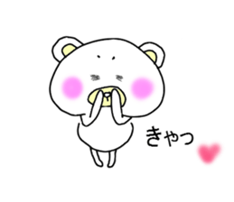 eyebrow bear sticker #1232759