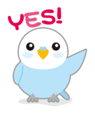 cute blue bird sticker #1232762