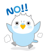 cute blue bird sticker #1232763