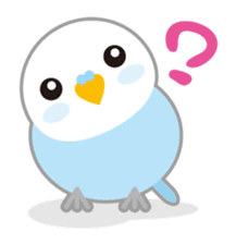 cute blue bird sticker #1232767