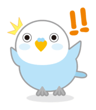 cute blue bird sticker #1232769