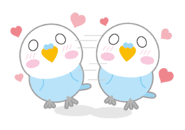 cute blue bird sticker #1232771