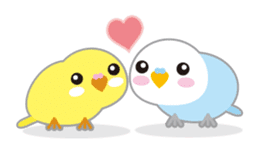 cute blue bird sticker #1232772