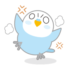 cute blue bird sticker #1232773