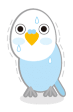 cute blue bird sticker #1232775