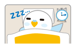 cute blue bird sticker #1232778