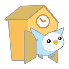 cute blue bird sticker #1232779