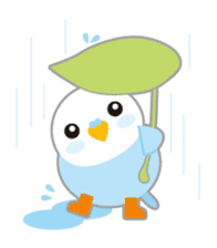 cute blue bird sticker #1232780
