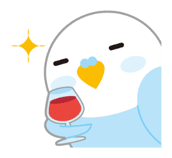 cute blue bird sticker #1232781