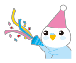 cute blue bird sticker #1232783