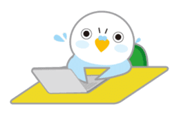 cute blue bird sticker #1232786