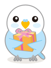 cute blue bird sticker #1232787