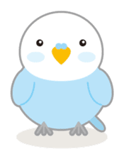 cute blue bird sticker #1232788