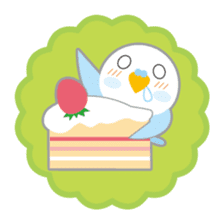 cute blue bird sticker #1232790