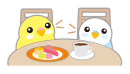 cute blue bird sticker #1232791