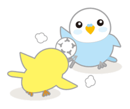 cute blue bird sticker #1232794