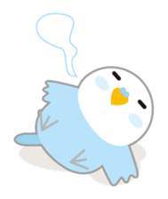cute blue bird sticker #1232795