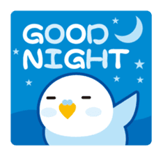 cute blue bird sticker #1232798