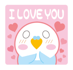 cute blue bird sticker #1232801