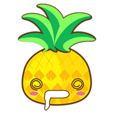 Yoya, the sweet cute yellow pinapple sticker #1233363