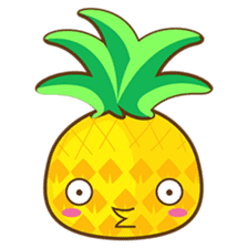 Yoya, the sweet cute yellow pinapple sticker #1233364