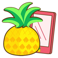 Yoya, the sweet cute yellow pinapple sticker #1233367