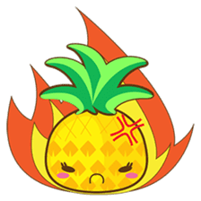 Yoya, the sweet cute yellow pinapple sticker #1233368
