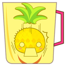 Yoya, the sweet cute yellow pinapple sticker #1233370
