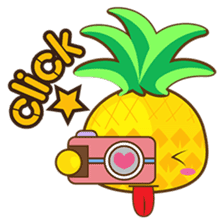 Yoya, the sweet cute yellow pinapple sticker #1233371