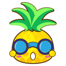 Yoya, the sweet cute yellow pinapple sticker #1233372