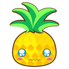 Yoya, the sweet cute yellow pinapple sticker #1233373
