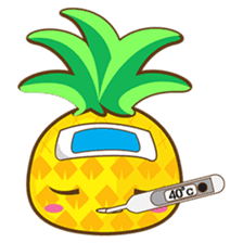 Yoya, the sweet cute yellow pinapple sticker #1233374