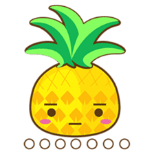 Yoya, the sweet cute yellow pinapple sticker #1233376