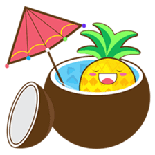 Yoya, the sweet cute yellow pinapple sticker #1233382