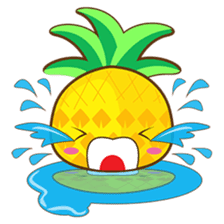Yoya, the sweet cute yellow pinapple sticker #1233389