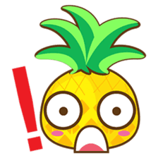 Yoya, the sweet cute yellow pinapple sticker #1233390
