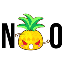 Yoya, the sweet cute yellow pinapple sticker #1233392