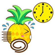 Yoya, the sweet cute yellow pinapple sticker #1233397