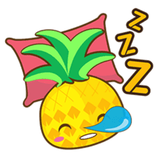 Yoya, the sweet cute yellow pinapple sticker #1233399