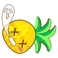 Yoya, the sweet cute yellow pinapple sticker #1233400