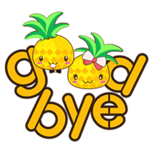 Yoya, the sweet cute yellow pinapple sticker #1233401