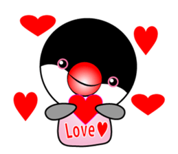 Little Bird Java sparrow and Sparrow sticker #1233892