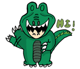 Rew in cosplay sticker #1233922