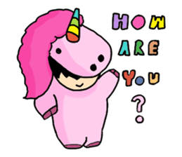 Rew in cosplay sticker #1233923